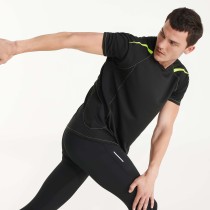 T-shirt técnico respirável em malhas suaves de tricô de manga curta Ranglan Sepang Roly. Ref: ca0416