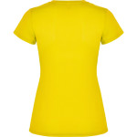 Camiseta técnica entallada manga corta de escote redondo con cubrecosturas MONTECARLO WOMAN ROLY