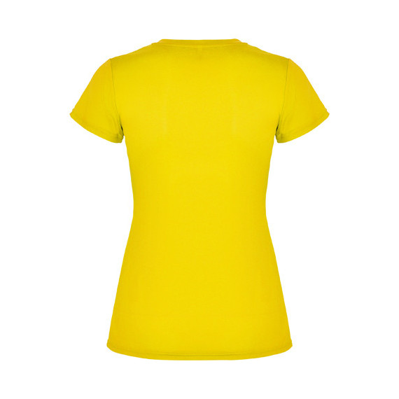 Camiseta técnica entallada manga corta de escote redondo con cubrecosturas MONTECARLO WOMAN ROLY