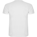 MONTECARLO ROLY technical short-sleeved raglan t-shirt with a rounded neckline
