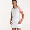 Two-tone technical t-shirt for women combined on the back and shoulders ZOLDER WOMAN ROLY