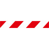 Weiß-Rote Absperrband