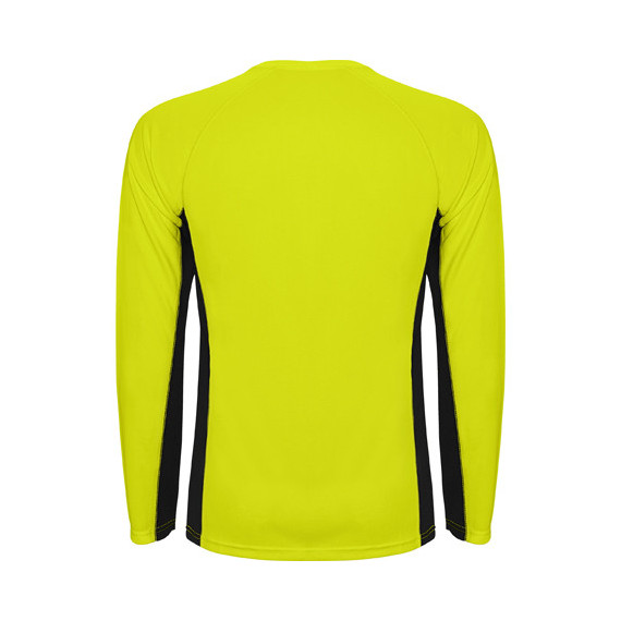 Camiseta técnica combinada con interior de tejido microperforado SHANGHAI L/S ROLY
