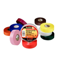 Ruban électrique en vinyle pour codage couleur Scotch® 35 - 19mm x 20m 3M