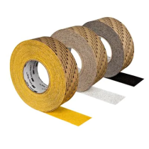 Antiderrapante de alta agressividade com suporte flexível Série 600 transparente de 19 mm x 18,3 m (4/Caixa) 3M