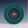 Conical flap disc 577F AZ green 125mm x 22mm for chamfering and laminating 3M