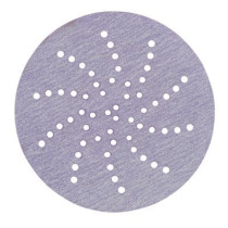 Disco abrasivo viola 334U di 75 mm multi-fori, P500, 51020 Hookit 3M