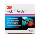 Disco abrasivo roxo 334U de 75 mm multi-furos, P500, 51020 Hookit 3M