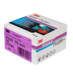 Disco abrasivo viola 334U di 75 mm multi-fori, P500, 51020 Hookit 3M