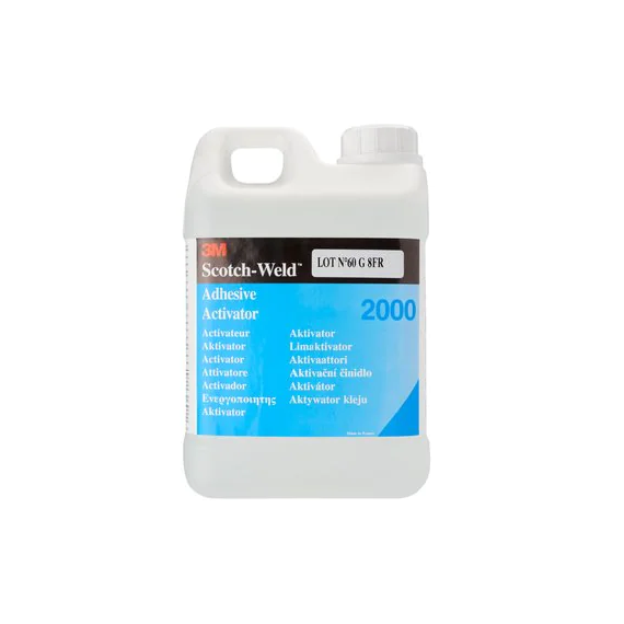 Attivatore adesivo di contatto 2000NF Fastbond trasparente 3M - Prezzo per litro (una bottiglia da 2 litri)