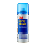 Permanent spray adhesive when dry SprayMount 3M