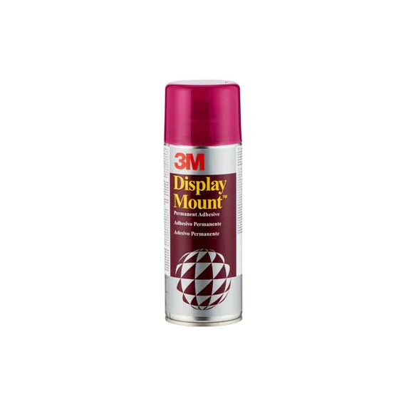 Permanent multi-purpose spray adhesive DisplayMount in a 400 ml can 3M