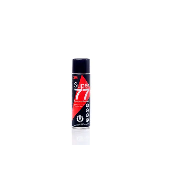 Adesivo em spray Super 77 multiuso para adesivos leves 3M