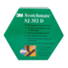 Schwarze abnehmbare Verbindungssysteme mit den Maßen 25 mm x 5 m, 4.4 mm SJ352D 3M