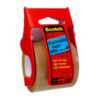 Scotch Brown Packaging Tape, 1 Roll 50mm x 20m in Manual Dispenser 3M
