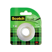 Cinta invisível pacote de recambio, 1 rolo de 19 mm × 25 m Scotch Magic 3M