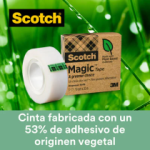 Scotch Magic invisible tape, the most environmentally friendly option (1 roll) 3M