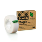 Scotch Magic invisible tape, the most environmentally friendly option (1 roll) 3M
