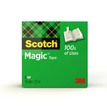 Transparente Büroband Scotch Magic von 19 mm x 33 m 3M