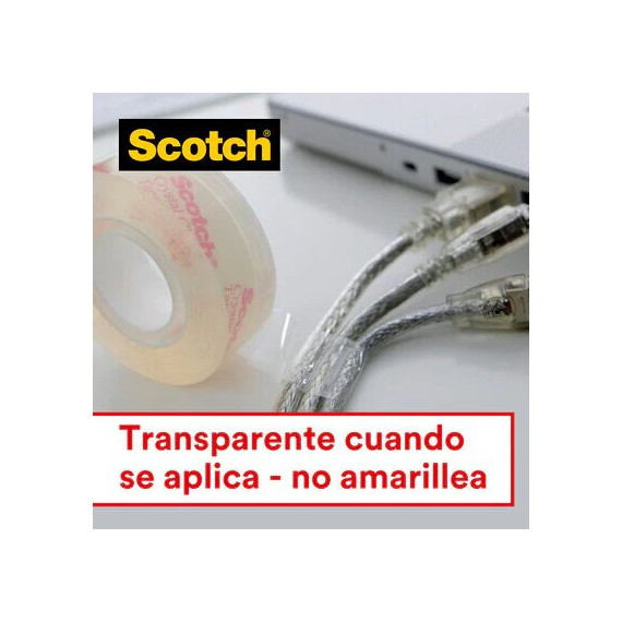 Nastro Scotch Magic da 19 mm x 33 m + dispenser argento con peso GRATIS (16 rotoli) 3M