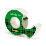 Cinta invisível Scotch Magic 1 rolo com dispensador portátil 3M