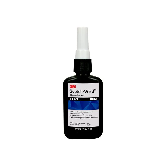 Gewindesicherung TL43 in blauer Farbe, 50 ml Scotch-Weld 3M