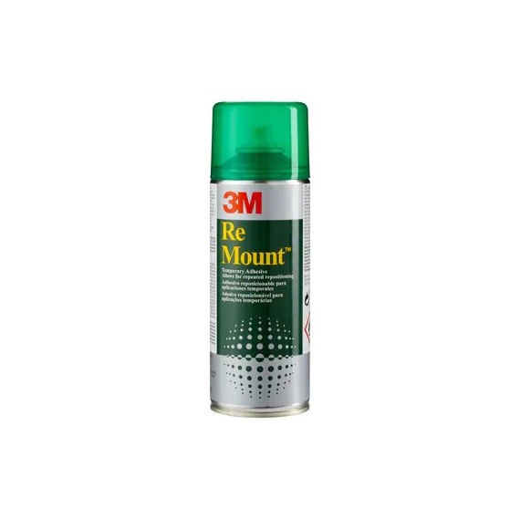 Adesivo em spray reposicionável e removível ReMount, 1 lata de 400 ml 3M