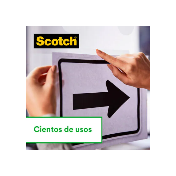 Dispensador de cinta negro Scotch + Cinta invisible Scotch Magic (1 rollo) 3M