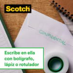 Dispensador de fita preto Scotch + Fita invisível Scotch Magic (1 rolo) 3M