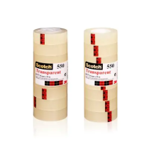 Pacchetto di 8 rotoli di nastro adesivo trasparente Scotch® 550, 19 mm × 33 m 3M