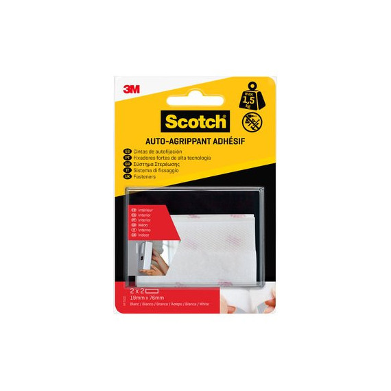 Wiederverwendbare Innenverschlüsse Scotch von 19 mm x 76 mm (2 Sets) 3M