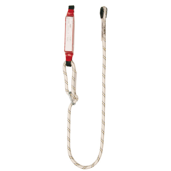 Elemento de amarração Corda ajustável Ø12 mm com absorvedor de energia - EN 354 & PT 355 (Ref. ABM + LB100)