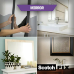 Ruban double face pour montage de miroirs Scotch-Fix 4496W-1915-P 1 rouleau/pack 3M