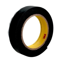 Systèmes de fixation démontables Ignifuge Crochet SJ3519FR noir de 25 mm x 46 m, 3.8 mm 3M