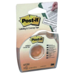 Tape for hiding and labeling on Post-it 652-HD roll holders. 2 lines, 18mx8 3M