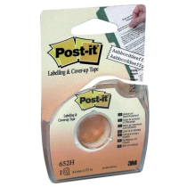 Tape for hiding and labeling on Post-it 652-HD roll holders. 2 lines, 18mx8 3M