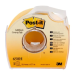 Cinta para ocultar e etiquetar em porta-rolos Post-it 658-HD 6 linhas de 18mx25 3M