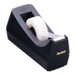 Black desktop tape dispenser Scotch C38 3M
