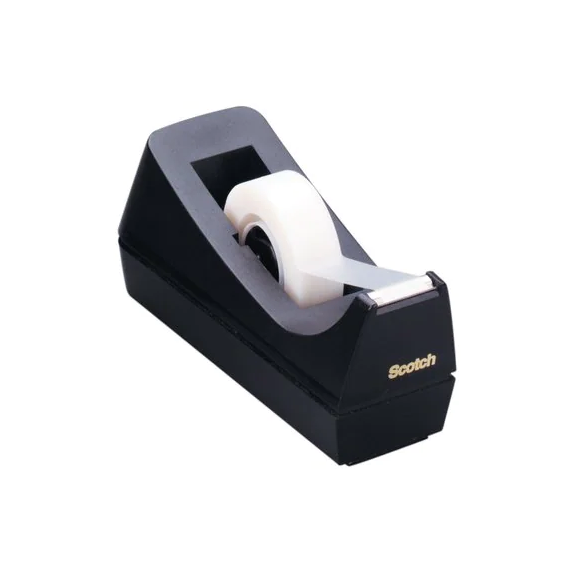 Schwarzer Scotch C38 Schreibtischbandspender 3M