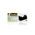 Black desktop tape dispenser Scotch C38 3M