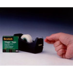 Black desktop tape dispenser Scotch C38 3M
