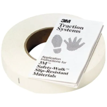 Cinta antideslizantes de peldaños finos y elásticos Safety-Walk 280, blanco de 1 pulg. x 60 pies 3M