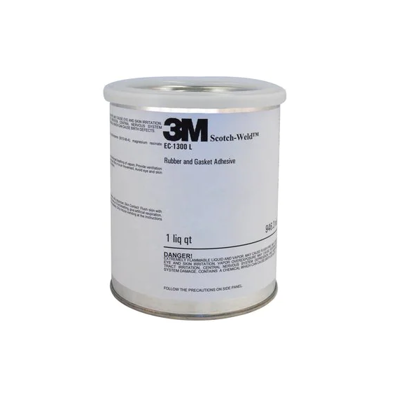 Adesivo in gomma EC-1300L colore giallo, 1 quarto di gallone Scotch-Weld 3M