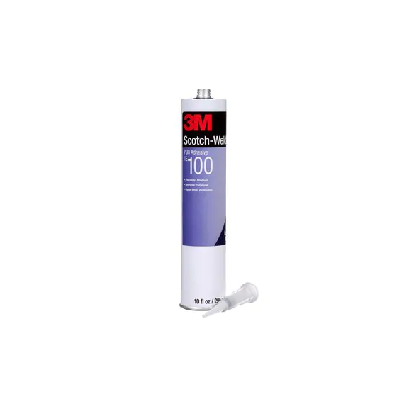 Adhésif polyuréthane réactif Scotch-Weld TE100 couleur blanche de 295 ml 3M