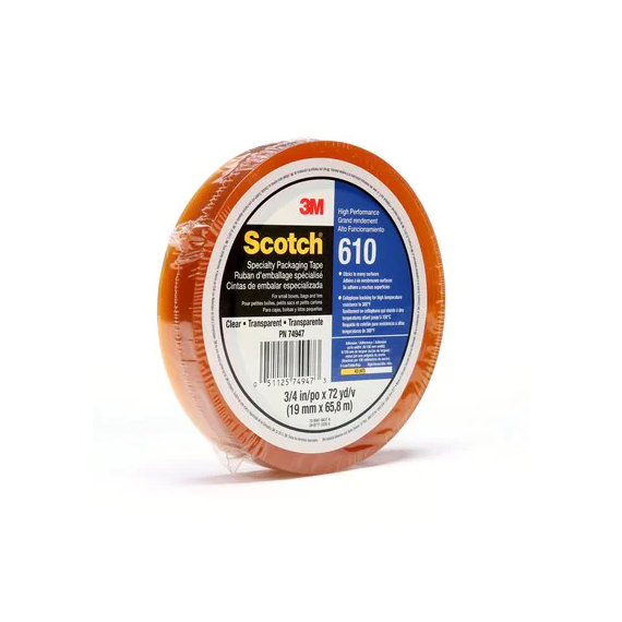 Celophan tape 3M Scotch 610 Transparent, 66m