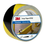 Cinta de alta visibilidade Premium de vinilo com faixas de segurança de 33 m x 0,14 mm 5702 3M