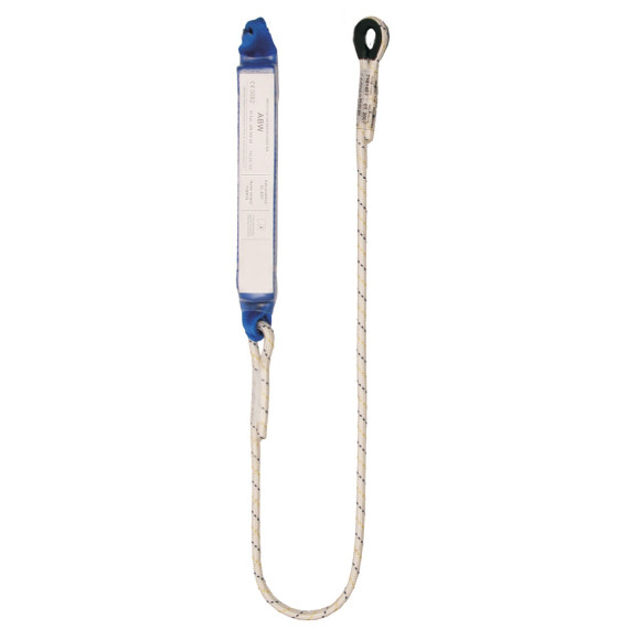 Elemento amarre cuerda Ø10,5 mm con absorbedor energía - EN 354 & EN 355 (ref. ABM+LB101)