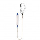 Mooring element Ø10.5 mm rope with energy absorber and 64mm hook - EN 354, EN 355 & EN 362 (Ref. ABM + LB101 + AZ022)