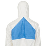 Tuta di protezione antistatica 4540+ contro particelle secche e sostanze chimiche tipo 5/6 Bianco+Blu 3M