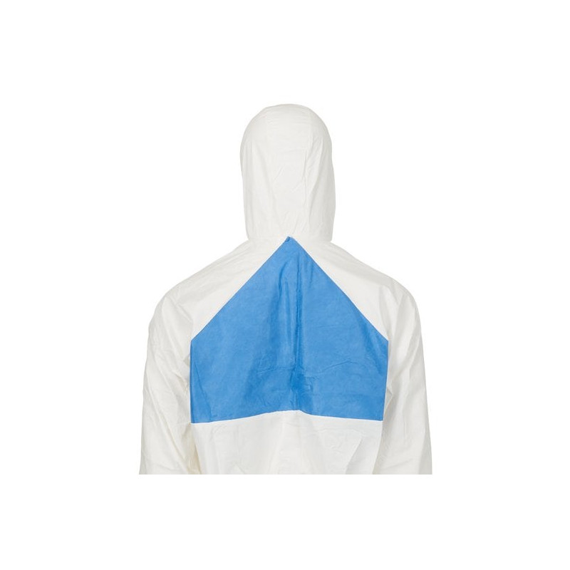 Antistatic protection coverall 4540+ against dry particles and chemicals type 5/6 White+Blue 3M